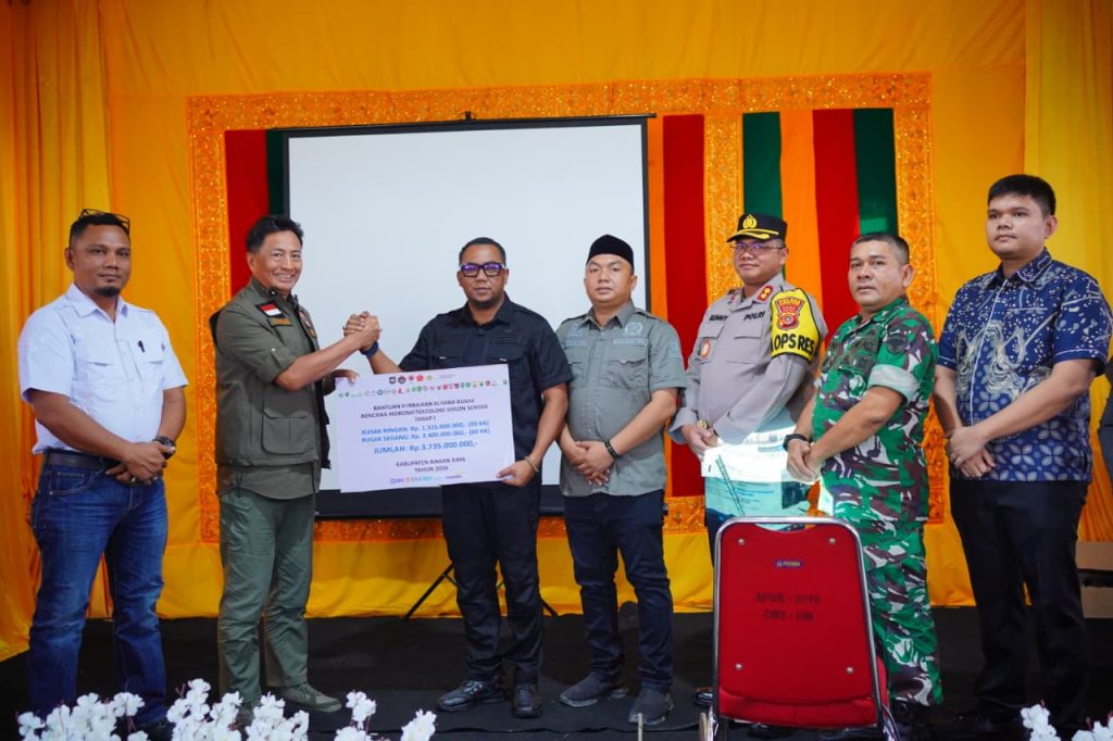 Pemerintah Kabupaten Nagan Raya menerima alokasi dana bantuan perbaikan rumah rusak akibat bencana hidrometeorologi tahap I dari Pemerintah Pusat senilai Rp3.735.000.000.