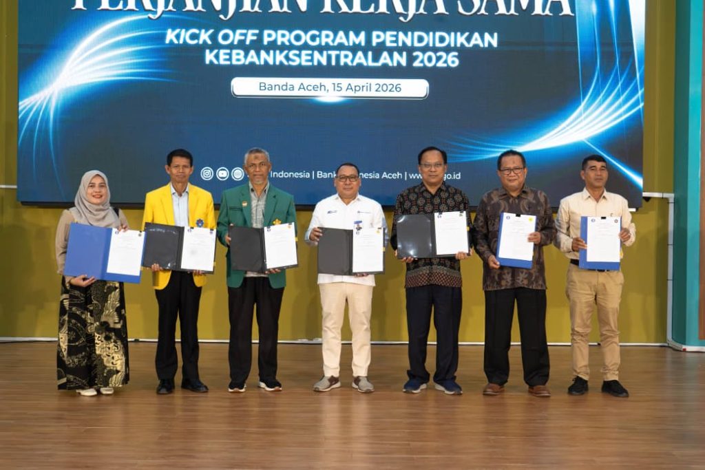 UIN Ar-Raniry Banda Aceh memperkuat komitmennya dalam mencetak sumber daya manusia (SDM) unggul dan mendorong inovasi ekonomi daerah melalui kolaborasi strategis dengan Bank Indonesia dalam Program Pendidikan Kebanksentralan (PPK) 2026.