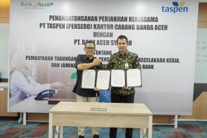Melalui kerja sama ini, Bank Aceh Syariah dan PT Taspen (Persero) berkomitmen untuk terus memperkuat layanan keuangan yang inklusif, profesional, dan berorientasi pada kebutuhan masyarakat, khususnya para pensiunan di Aceh