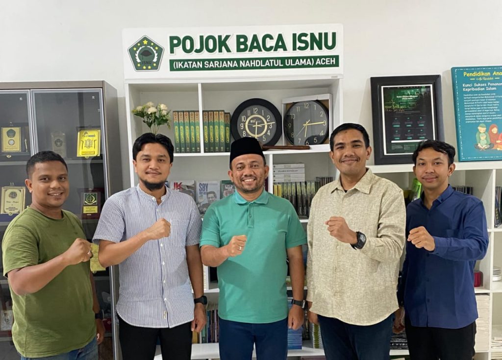 Pimpinan Wilayah Ikatan Sarjana Nahdlatul Ulama (PW ISNU) Aceh menjajaki kerja sama dengan DPRK Nagan Raya untuk mengembangkan program penguatan kapasitas dan karakter generasi muda di Aceh, khususnya di Kabupaten Nagan Raya.