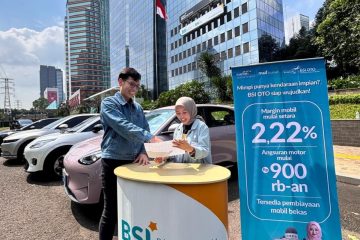 Pembiayaan kendaraan listrik menjadi salah satu bentuk komitmen BSI dalam mendukung penguatan industri otomotif nasional sekaligus mendorong percepatan transisi menuju ekosistem transportasi yang lebih ramah lingkungan.
