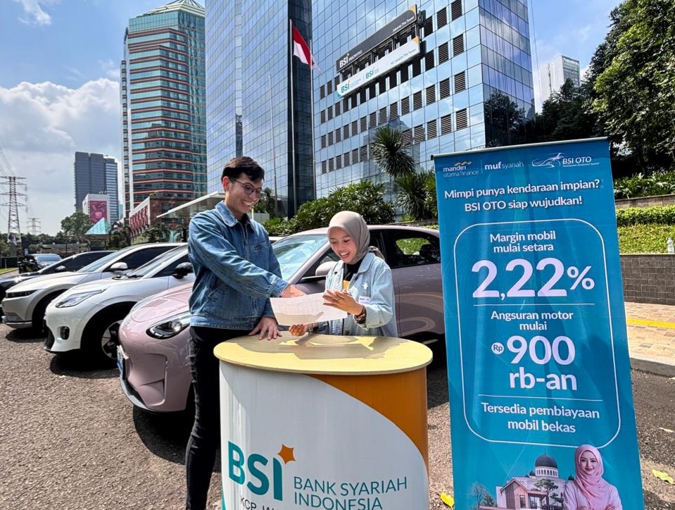 Pembiayaan kendaraan listrik menjadi salah satu bentuk komitmen BSI dalam mendukung penguatan industri otomotif nasional sekaligus mendorong percepatan transisi menuju ekosistem transportasi yang lebih ramah lingkungan.